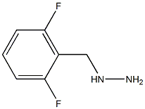 1-[(2,6-difluorophenyl)methyl]hydrazine 结构式