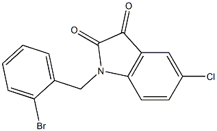 1-[(2-bromophenyl)methyl]-5-chloro-2,3-dihydro-1H-indole-2,3-dione|