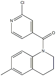  1-[(2-chloropyridin-4-yl)carbonyl]-6-methyl-1,2,3,4-tetrahydroquinoline