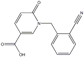 1-[(2-cyanophenyl)methyl]-6-oxo-1,6-dihydropyridine-3-carboxylic acid