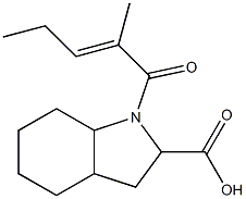  1-[(2E)-2-methylpent-2-enoyl]octahydro-1H-indole-2-carboxylic acid