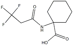 1-[(3,3,3-trifluoropropanoyl)amino]cyclohexanecarboxylic acid,,结构式