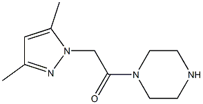 1-[(3,5-dimethyl-1H-pyrazol-1-yl)acetyl]piperazine