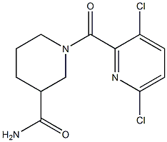 1-[(3,6-dichloropyridin-2-yl)carbonyl]piperidine-3-carboxamide