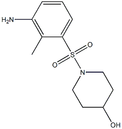 1-[(3-amino-2-methylbenzene)sulfonyl]piperidin-4-ol|