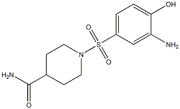 1-[(3-amino-4-hydroxybenzene)sulfonyl]piperidine-4-carboxamide