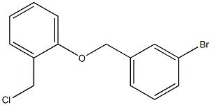 1-[(3-bromophenyl)methoxy]-2-(chloromethyl)benzene Structure