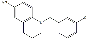 1-[(3-chlorophenyl)methyl]-1,2,3,4-tetrahydroquinolin-6-amine Structure