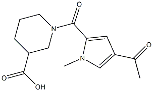 1-[(4-acetyl-1-methyl-1H-pyrrol-2-yl)carbonyl]piperidine-3-carboxylic acid
