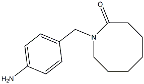 1-[(4-aminophenyl)methyl]azocan-2-one Struktur