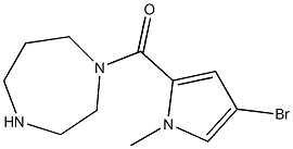 1-[(4-bromo-1-methyl-1H-pyrrol-2-yl)carbonyl]-1,4-diazepane Struktur