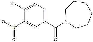 1-[(4-chloro-3-nitrophenyl)carbonyl]azepane 化学構造式
