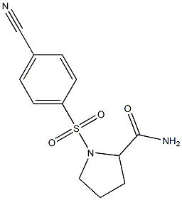  1-[(4-cyanobenzene)sulfonyl]pyrrolidine-2-carboxamide