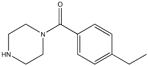 1-[(4-ethylphenyl)carbonyl]piperazine Structure