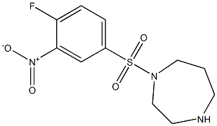 1-[(4-fluoro-3-nitrobenzene)sulfonyl]-1,4-diazepane|