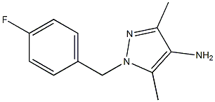 1-[(4-fluorophenyl)methyl]-3,5-dimethyl-1H-pyrazol-4-amine