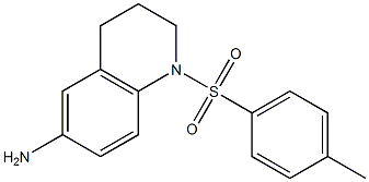 1-[(4-methylbenzene)sulfonyl]-1,2,3,4-tetrahydroquinolin-6-amine Struktur