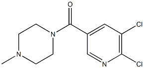 1-[(5,6-dichloropyridin-3-yl)carbonyl]-4-methylpiperazine Structure