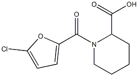 1-[(5-chlorofuran-2-yl)carbonyl]piperidine-2-carboxylic acid