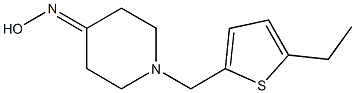  1-[(5-ethylthien-2-yl)methyl]piperidin-4-one oxime