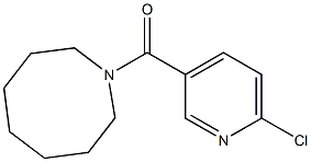 1-[(6-chloropyridin-3-yl)carbonyl]azocane,,结构式