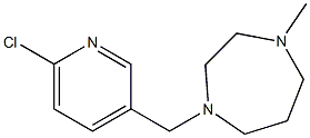  1-[(6-chloropyridin-3-yl)methyl]-4-methyl-1,4-diazepane