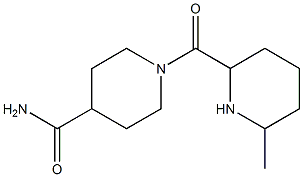 1-[(6-methylpiperidin-2-yl)carbonyl]piperidine-4-carboxamide,,结构式