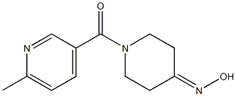  1-[(6-methylpyridin-3-yl)carbonyl]piperidin-4-one oxime