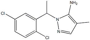 1-[1-(2,5-dichlorophenyl)ethyl]-4-methyl-1H-pyrazol-5-amine