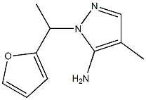  1-[1-(furan-2-yl)ethyl]-4-methyl-1H-pyrazol-5-amine