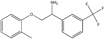 1-[1-amino-2-(2-methylphenoxy)ethyl]-3-(trifluoromethyl)benzene Structure