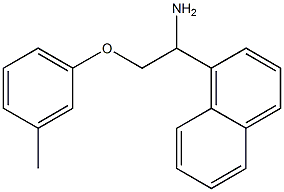 1-[1-amino-2-(3-methylphenoxy)ethyl]naphthalene|