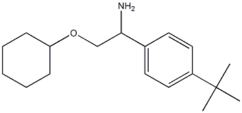  1-[1-amino-2-(cyclohexyloxy)ethyl]-4-tert-butylbenzene