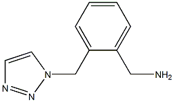 1-[2-(1H-1,2,3-triazol-1-ylmethyl)phenyl]methanamine Structure