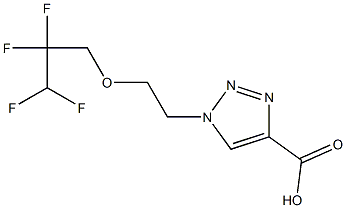 1-[2-(2,2,3,3-tetrafluoropropoxy)ethyl]-1H-1,2,3-triazole-4-carboxylic acid