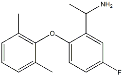 1-[2-(2,6-dimethylphenoxy)-5-fluorophenyl]ethan-1-amine Structure