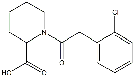  1-[2-(2-chlorophenyl)acetyl]piperidine-2-carboxylic acid