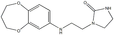 1-[2-(3,4-dihydro-2H-1,5-benzodioxepin-7-ylamino)ethyl]imidazolidin-2-one