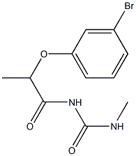 1-[2-(3-bromophenoxy)propanoyl]-3-methylurea|