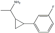 1-[2-(3-fluorophenyl)cyclopropyl]ethan-1-amine