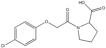 1-[2-(4-chlorophenoxy)acetyl]pyrrolidine-2-carboxylic acid|