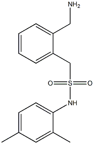 1-[2-(aminomethyl)phenyl]-N-(2,4-dimethylphenyl)methanesulfonamide|