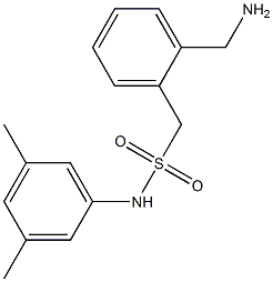 1-[2-(aminomethyl)phenyl]-N-(3,5-dimethylphenyl)methanesulfonamide Structure