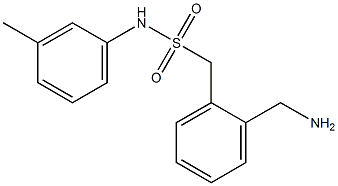  1-[2-(aminomethyl)phenyl]-N-(3-methylphenyl)methanesulfonamide