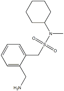 1-[2-(aminomethyl)phenyl]-N-cyclohexyl-N-methylmethanesulfonamide