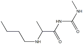 1-[2-(butylamino)propanoyl]-3-methylurea