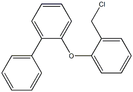 1-[2-(chloromethyl)phenoxy]-2-phenylbenzene,,结构式