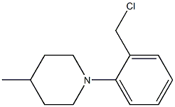 1-[2-(chloromethyl)phenyl]-4-methylpiperidine,,结构式