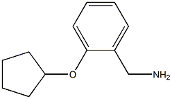 1-[2-(cyclopentyloxy)phenyl]methanamine Structure