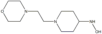 1-[2-(morpholin-4-yl)ethyl]piperidine-4-hydroxylamine Structure